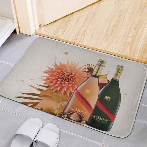 

mumm champagne pattern floor mats, porch kitchen door mat, matte non-slip, odorless and durable_mudp05 carpets