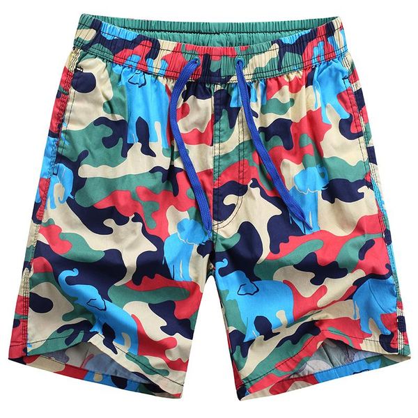 

fashion men beach shorts bermuda masculina male quick dry summer camouflage boardshorts 2 colors -3xl abz237 men's, White;black