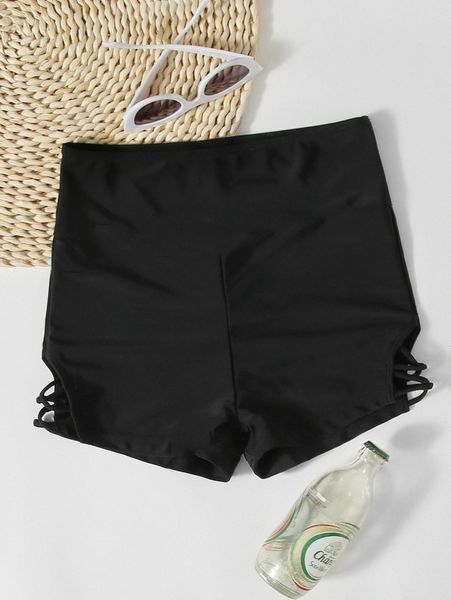 

high waisted bikini shorts l7iv#, White;black