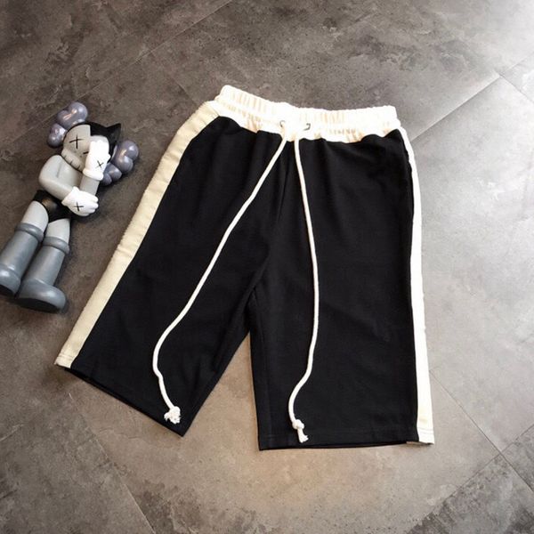 

fashion dp ordinary sports 21 summer new style men's drawstring shorts 5-point casual pants, Black