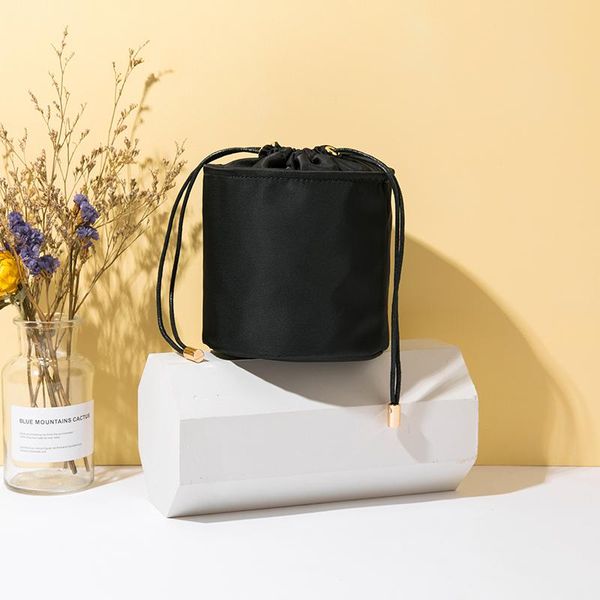 

nylon cosmetic bag portable korean simple carry-on storage bucket inner small liner bags & cases