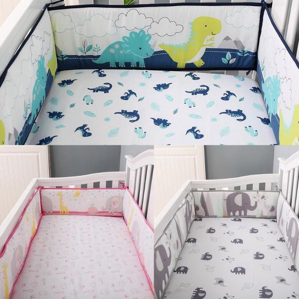 

bedding sets 4 pieces surrounding crib bumpers baby bed circumference anti-collision printing pattern toddler activity gear care