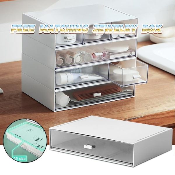 

plastic storage boxes slots adjustable packaging transparent tool case craft organizer box jewelry accessories#g & bins