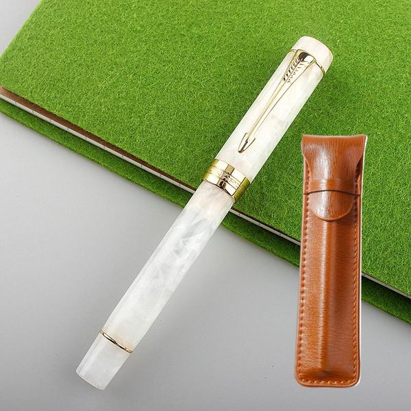

fountain pens jinhao 100 celluloid pen, beautiful marble patterns iridium ef/f/m nib ink pen writing gift for office business