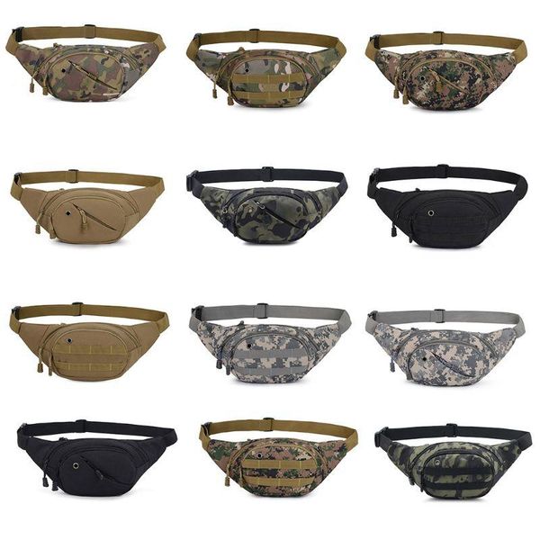 

waist bags men's tactical bag outdoor fanny pack phone pouch belt shoulder chest bumbag f42a