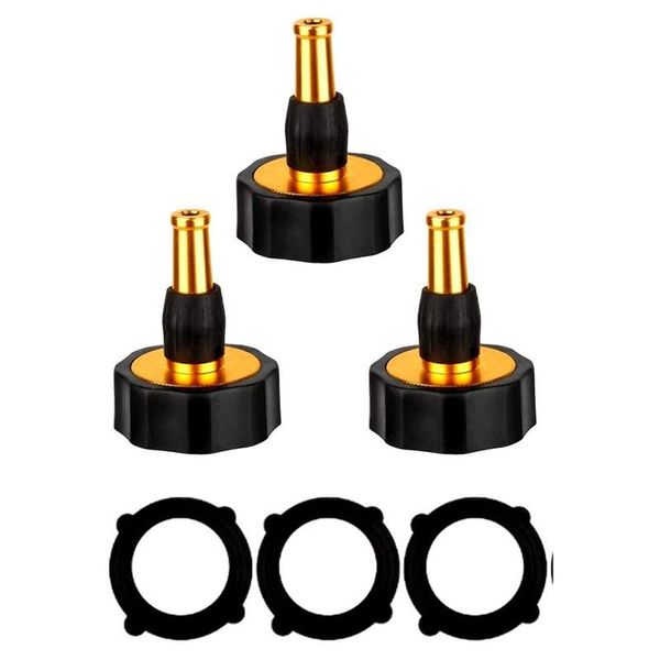 

watering equipments 3 pack water hose nozzle jet sweeper sprayer solid for garden