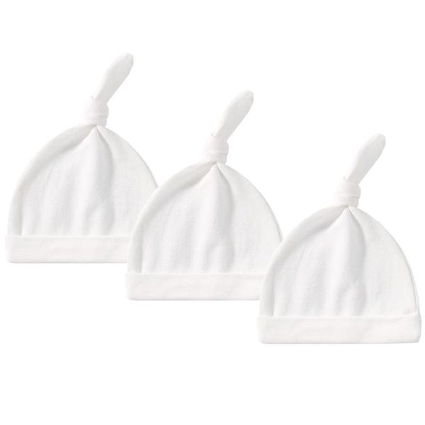 

caps & hats baby cotton 3pcs kids born accessories 0-6m, Yellow