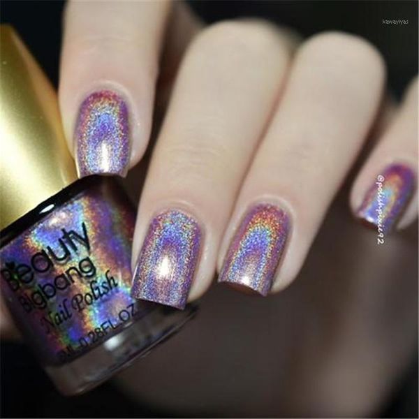 

beautybigbang 8ml laser nail polish glitter holographic lacquer varnish1