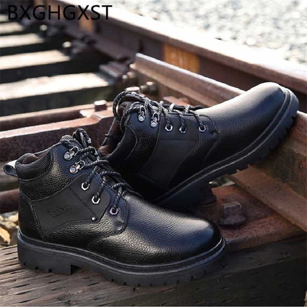 

boots motorcycle winter shoes men genuine leather casual snow fashion black designer botas hombre1 ymco