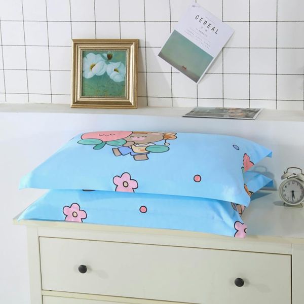 

pillow case 100% cotton pillowcases set of 2 cozy & soft , wrinkle, fade, stain resistant 48*74cm shams