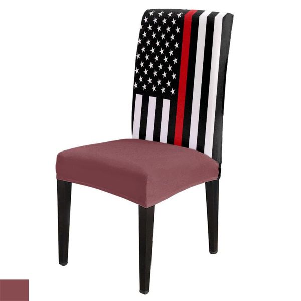 

chair covers dining red line american flag cover spandex elastic el wedding supplies