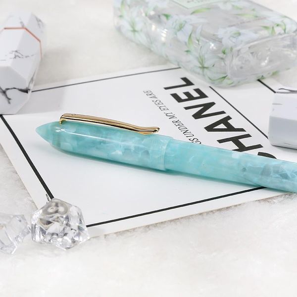 

fountain pens fashion resin pen with germany schmidt nib , boys and girls gift, calligraphy gift box suit
