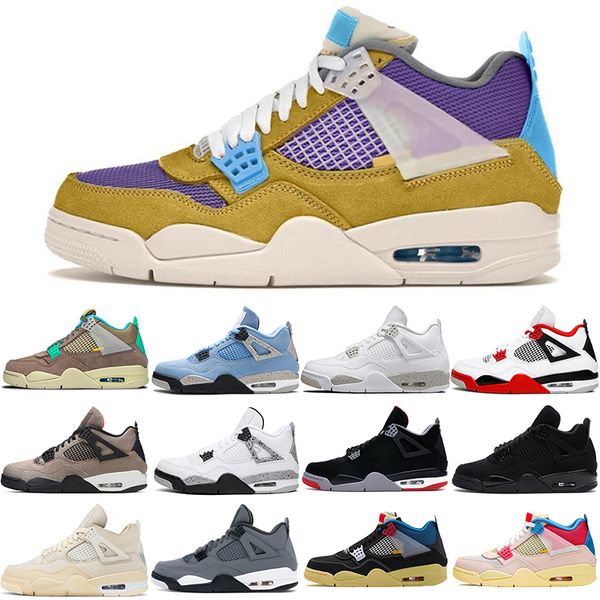 

university blue jumpman 4s desert moss basketball shoes for men women 4 taupe haze white oreo bred sail black cat mens trainers sport sneake