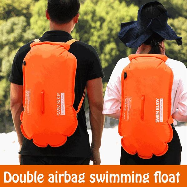 

28/35l swim buoy waterproof dry bag safety float for boating kayaking fishing rafting swimming training b2cshop inflatable floats & tubes
