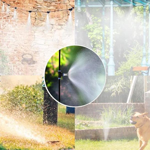 

watering equipments garden irrigation system outdoor misting fan kit for patios hose cooling courtyard spray device