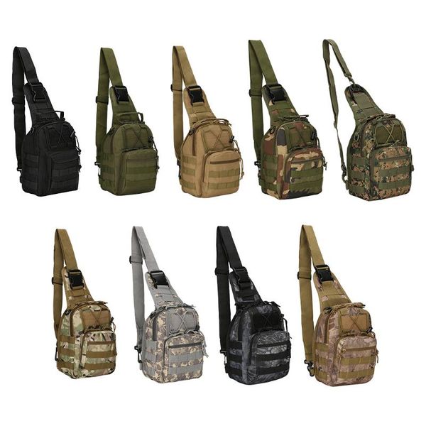 

outdoor bags 2021 men women chest bag tactical shoulder hiking camping storage 600d oxford cloth waterproof pack