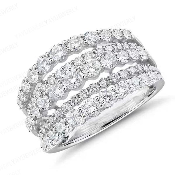 

cluster rings yayi jewelry fashion princess cut 12.2 ct white zircon silver color engagement wedding heart party gifts 1400, Golden;silver