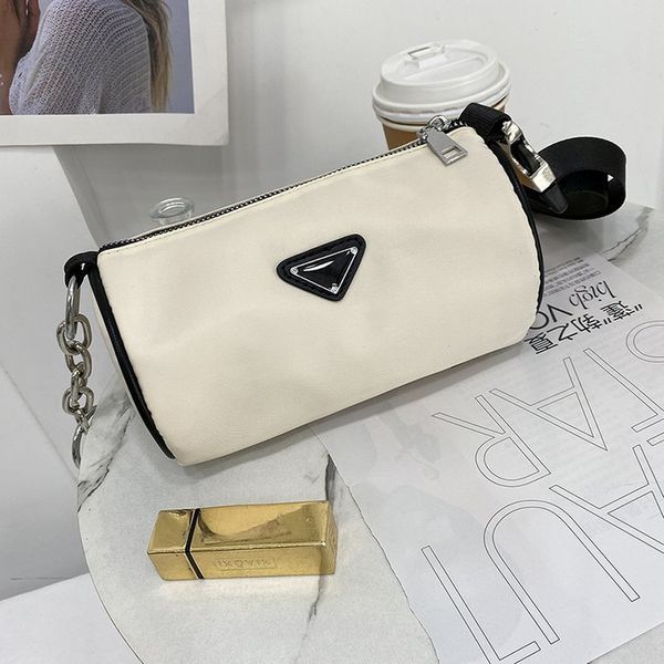 

70% s boston women new solid color disco trend pillow leisure messenger cylinder bag