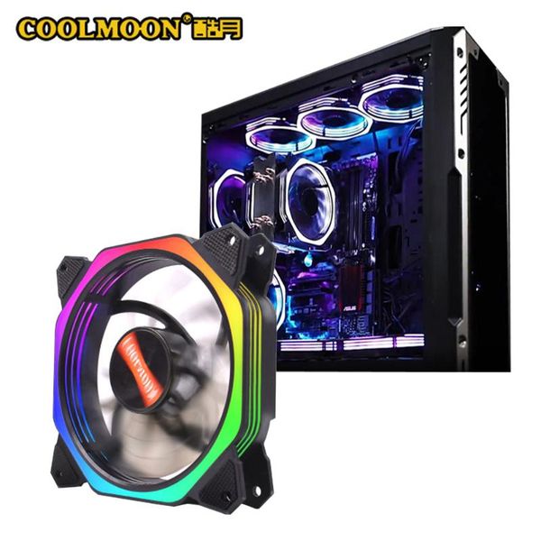 

magic ring 12cm one pc fan 120mm rgb case magical 5v a-rgb chassis quiet fans & coolings