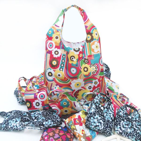 

creative large capacity waterproof foldable oxford cloth bag tote shopping bag eco friendly reusable