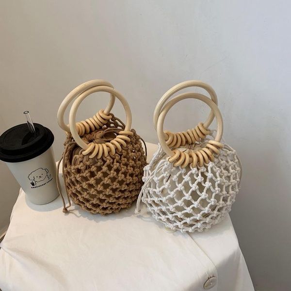 

evening bags 2021 summer small straw bag fresh style shoulder woven beach women's handbag for women purses