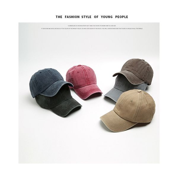 

new hat imitation cowboy baseball four seasons men's and women's versatile breathable cap, Blue;gray