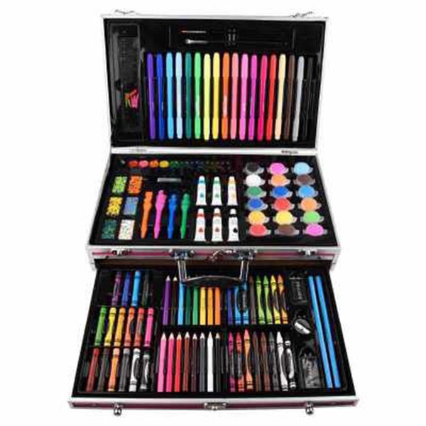

gift sets 80pcs deluxe art set drawing painting accessories tools with case christmas h- office school supplies