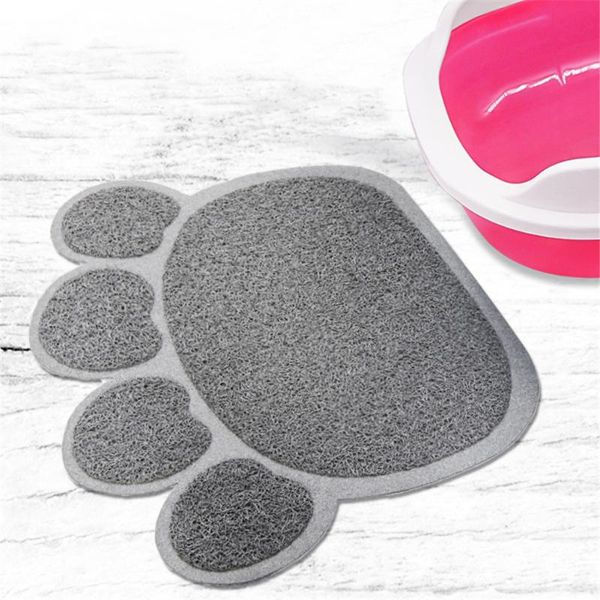 

cat beds & furniture litter trapping pad pet toilet mat cats claw shape puppy dish bowl placemat box cleaning kitten sleeping mats