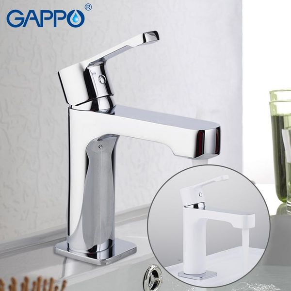 

bathroom sink faucets gappo basin faucet chrome white torneira wash mixer taps brass water tap