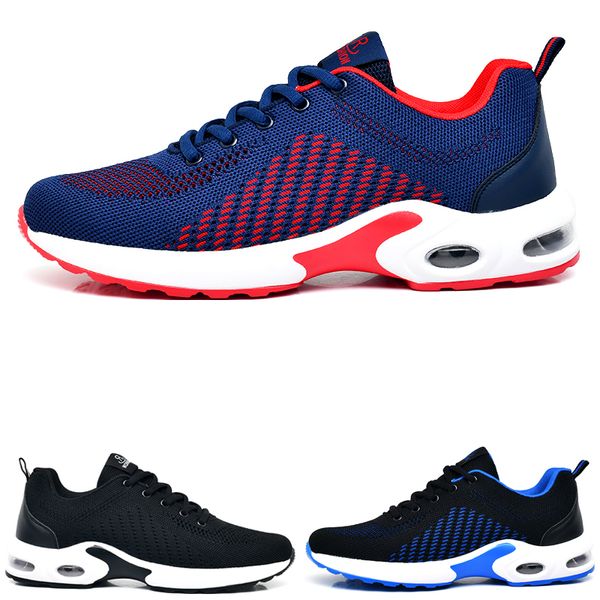 Düşük Fiyat Erkekler Koşu Ayakkabıları Siyah Ve Beyaz Mavi Kırmızı Moda # 21 Erkek Eğitmenler Açık Spor Sneakers Yürüyüş Runner Ayakkabı Boyutu 39-44