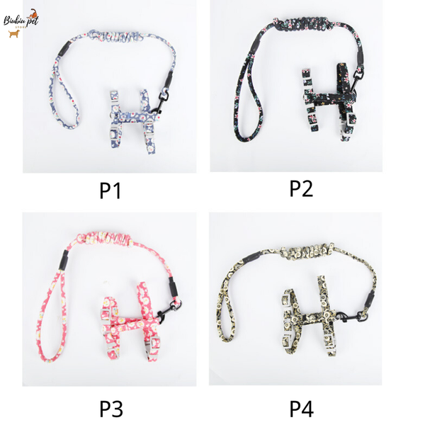 

cat collars & leads traction rope chain walking pet chest strap japanese style and wind artifact