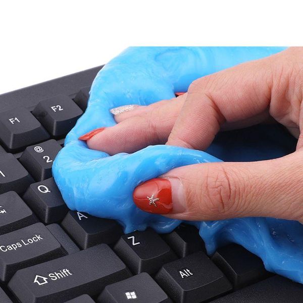 

car cleaning tools glue slime cup holders sticky jelly gel compound dust wiper cleaner 40gf