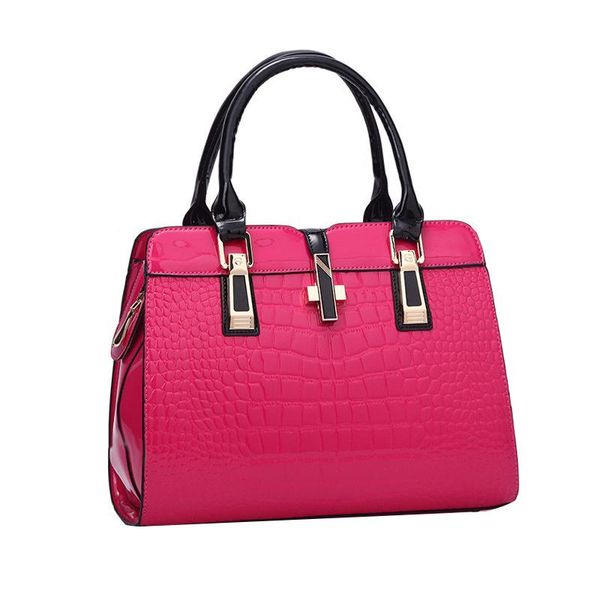 

evening bags women classic tote bag pu leather lady casual handbags large capacity sale-wt