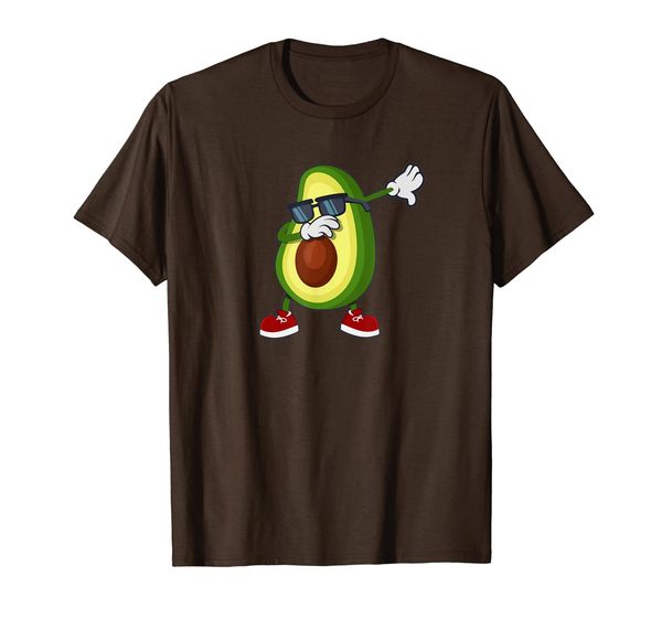 

funny dabbing avocado with sunglasses t-shirt ketogenic diet, White;black