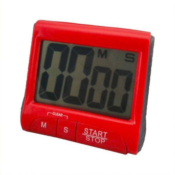 

timers large lcd digital kitchen timer count-down up clock loud alarm to 99 minutes and 59 seconds