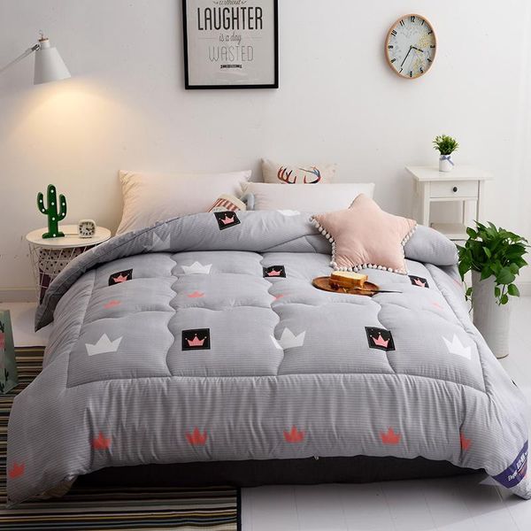 

comforters & sets high grade 100% washed cotton soft quilts 7 colors choose home bedding blanket 4 seasons comforter freshness style thicken