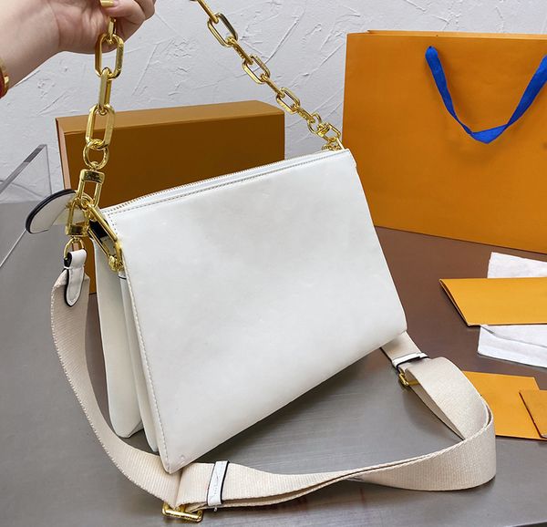 

designer crossbody bag handbag shoulder bags totes gold chain genuine leather different colors fashion brand with original box size 30*22cm