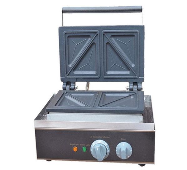 110V 220V panelas elétricas panelas comerciais sanduíche máquina café da manhã pão torradeira forno equipamento de cozinha waffle m