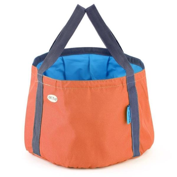 

fishing accessories collapsible bucket camping water storage container portable folding wash basin for traveling hiking boating garde