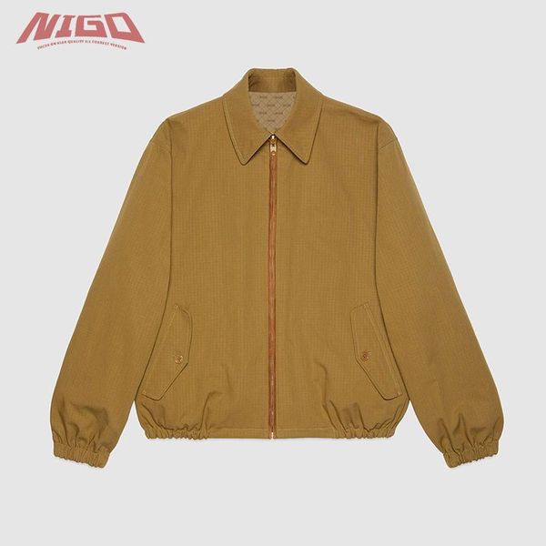 

men's wool & blends nigo 21ss reversible jacket coat #nigo5133, Black
