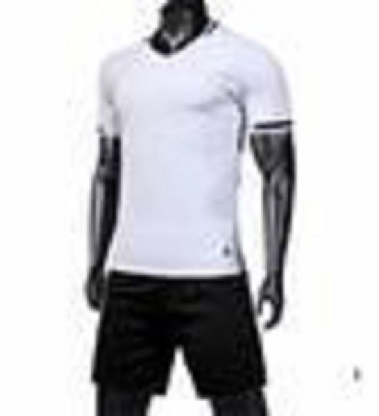 

arrive blank soccer #1901-11customizequick drying t-shirt uniforms football shirts044, Black