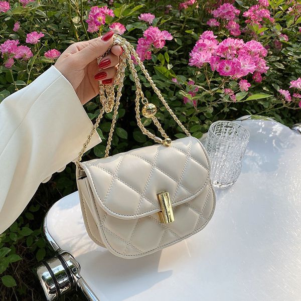 

shopping summer chain bag for women 2021 new special-interest design diamond small bag high-grade versatile shoulder shopping bag