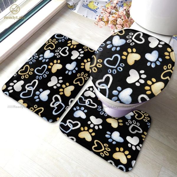 

bath mats mat 3 piece soft door bathroom set modern polyester rug