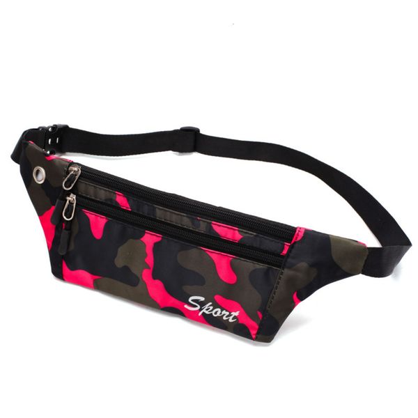 

outdoor sports multifunctional running waterproof waist bag men's and women's fashion camouflage zero wallet