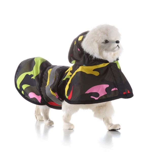 

dog apparel pet accessoriesdog cat waterproof large clothes protect dry from rain outdoor reflective coats jacket supplies#25