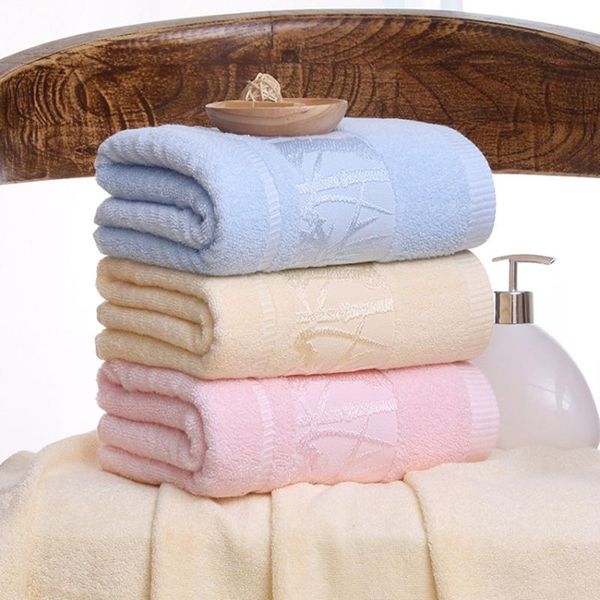 

towel classic bamboo fiber absorbent thick bath children travel beach napkin