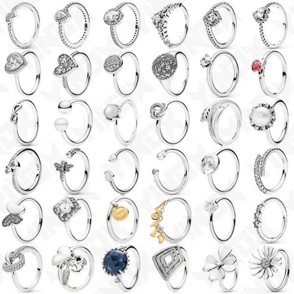 

vdaisy romantic silver jyindx shiny water drop 925 love sterling ring suitable for original female luxury jewelry giftkf