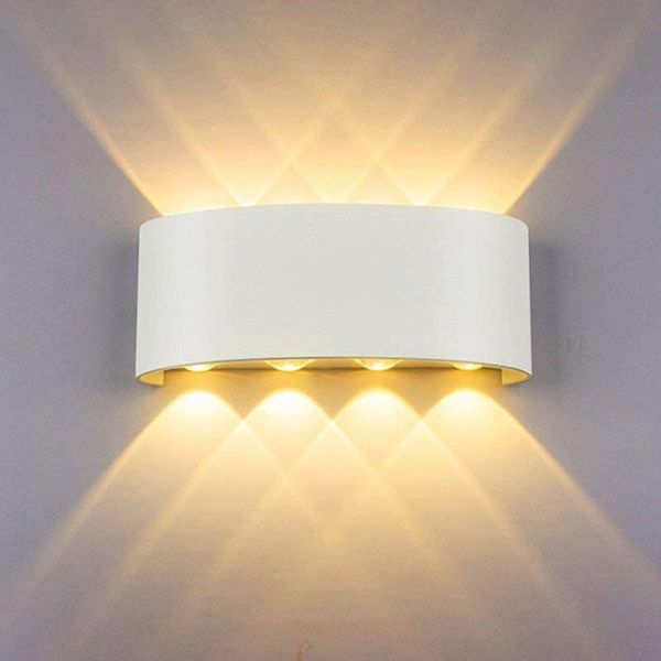 

aluminum outdoor garden porch led light el balcony front door wall corridor aisle exterior lamp lamps