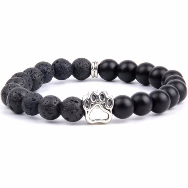 

beaded, strands trendy 8mm natural tiger eye stone strand bracelets & bangles 2021 charm bracelet for men women jewelry gifts bileklik whole, Black