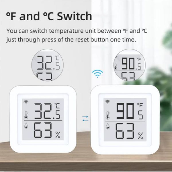 

smart home control tuya zigbee app remote wireless gateway with temperature & humidity sensor intelligent linkage